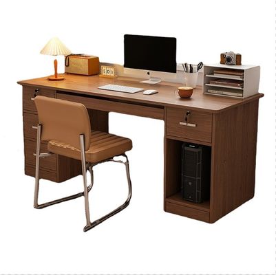 Estação de Trabalho de Escrita Presidencial Escritório de Computador Moderno para Home Office Metal