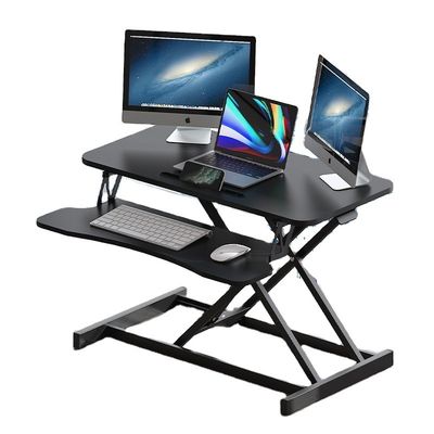 Mesa de elevador de aço inoxidável de altura ajustável Mesa de computador de escritório