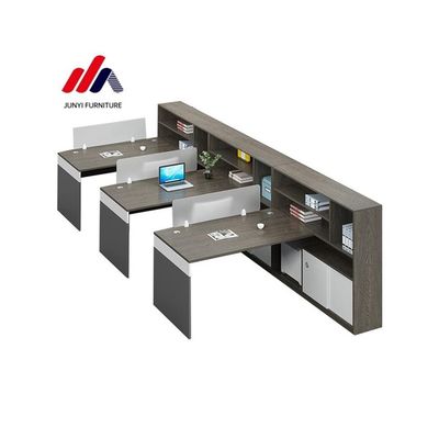 Moderno MFC Material Cubicle de Estação de Trabalho Ajustável para Espaços de Escritório Personalizados