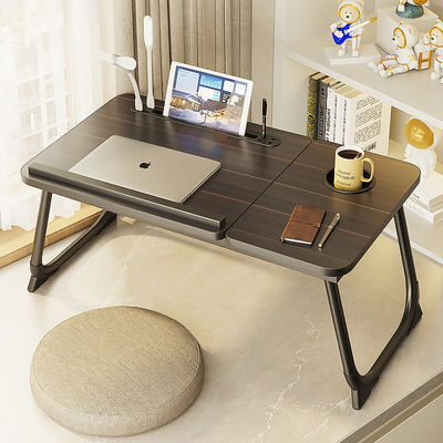 Cama USB computador portátil mesa dobrável dormitório mesa preguiçosa mesa de aprendizagem infantil pequena mesa