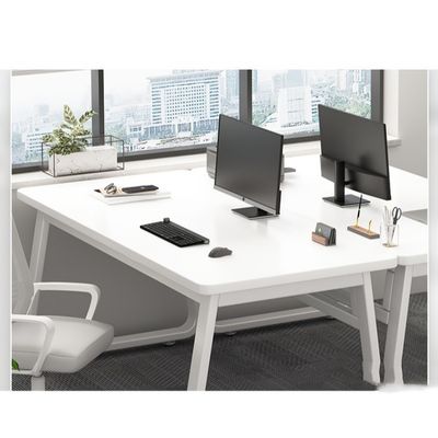 Mobiliário de escritório Mesa de computador multifuncional para duas pessoas