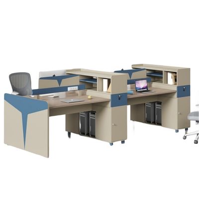 Móveis comerciais gerais Lojas de balcão único Estações de trabalho modulares modernas Set de mesa do pessoal