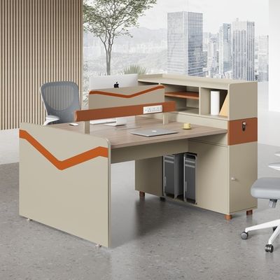 Móveis comerciais gerais Lojas de balcão único Estações de trabalho modulares modernas Set de mesa do pessoal