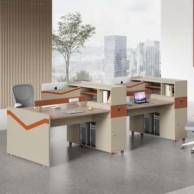 Móveis comerciais gerais Lojas de balcão único Estações de trabalho modulares modernas Set de mesa do pessoal