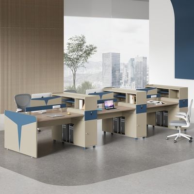 Móveis comerciais gerais Lojas de balcão único Estações de trabalho modulares modernas Set de mesa do pessoal