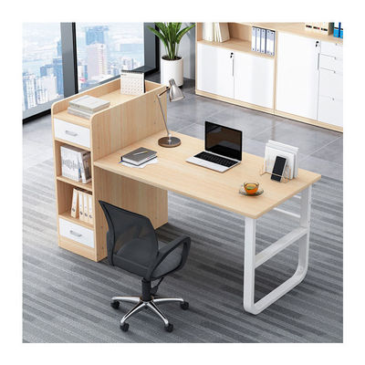 2 lugares Móveis de escritório Mesa de pessoal Estação de trabalho modular com gaveta em estilo moderno