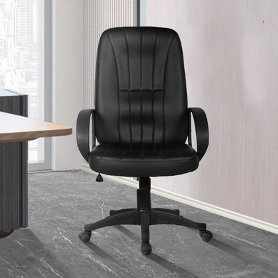 Cadeira de trabalho ajustável com encosto traseiro sem mangueira Casa de design ergonômico resistente