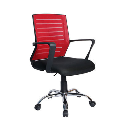 Cadeira de conferência de treinamento de malha respirável com função de elevação e encosto ergonômico