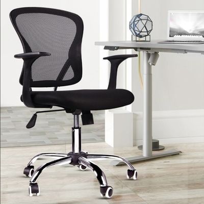 OEM Comfort Mesh Cadeira de trabalho de escritório central CBM 0.33CBM Cadeira de computador de escritório para visitantes