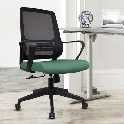 Cadeira de escritório ergonômica Lounge giratório confortável com rede de 360 graus e sem design de mangueira