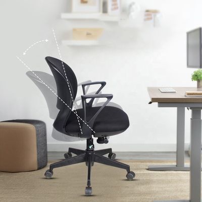 Base e apoios de braço espessos para o conforto ideal 2024 Executive Black Swivel Chair