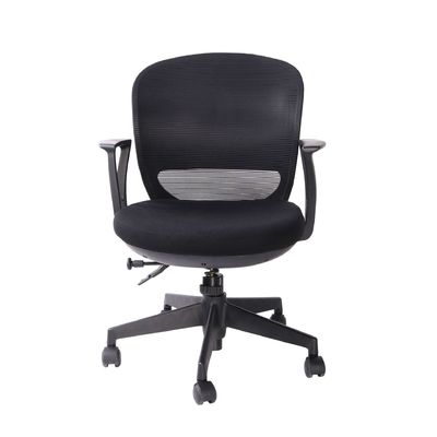 Base e apoios de braço espessos para o conforto ideal 2024 Executive Black Swivel Chair