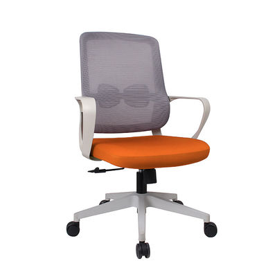 Cadeira de escritório de malha de quadro branco Design moderno para estudantes e funcionários reclinados
