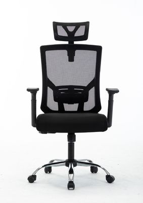 Cadeira de escritório giratória com design ergonômico e suporte de costas ajustável