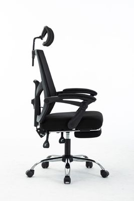 Cadeira de escritório de rede de design moderno com apoio e função giratória