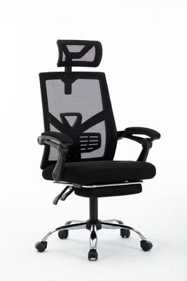 Cadeira de escritório de rede de design moderno com apoio e função giratória