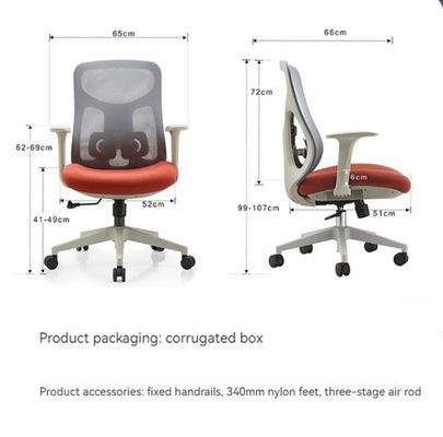 Cadeira ergonômica de malha de arco moderna e funcional para espaços de escritório Cadeira de computador estilo