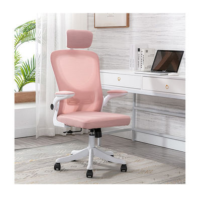 Cadeira de computador preto rosa para escritório moderno