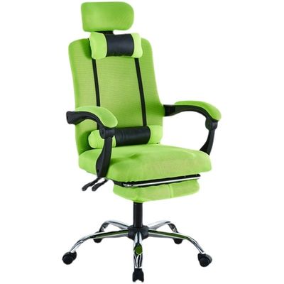 Cadeira de escritório de rede de treinamento de conferências ajustável em altura com design giratório e de malha