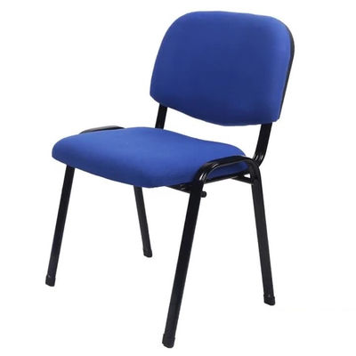 Cadeira para funcionários de gabinete Cadeira de formação de tecido azul com quadro de escrita