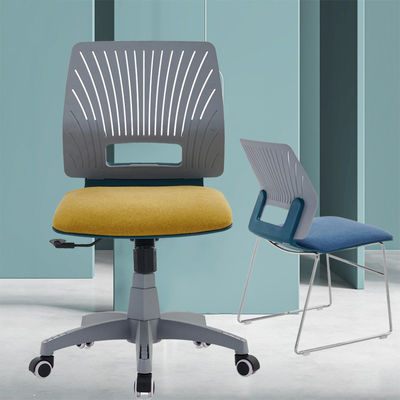 Cadeira de recepção de conferência de design moderno porosa fixa para conforto do escritório doméstico