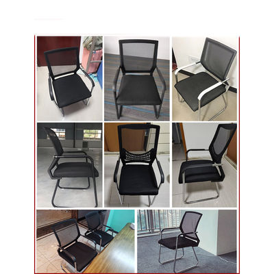 Cadeira de conferência de malha em forma de arco dobrável simples e moderna para assentos confortáveis