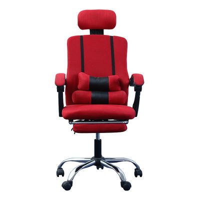 Cadeira de escritório de malha de design moderno com apoio de pé e BIFMA Passado 60mm PU Nylon Castors