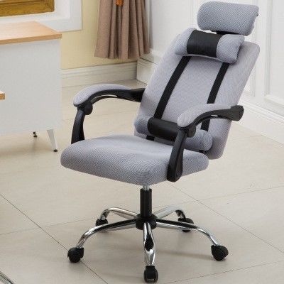 Cadeira de escritório de malha de design moderno com apoio de pé e BIFMA Passado 60mm PU Nylon Castors