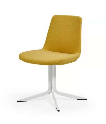 NO Sofá de escritório dobrável de moda cadeira com pernas de metal e sala de estar de tecido multicolorido