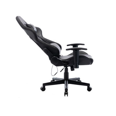Cadeira de jogos reclinável ajustável de uma só vez de cozinha solta de couro imitado Cadeira de computador ergonômica