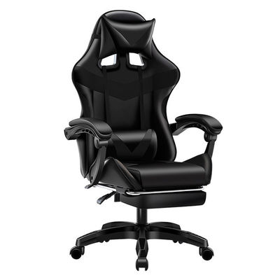 Cadeira Ergonômica Negra de Jogos com apoio de pé e BIFMA Passado Classe 4 Chrome Gaslift