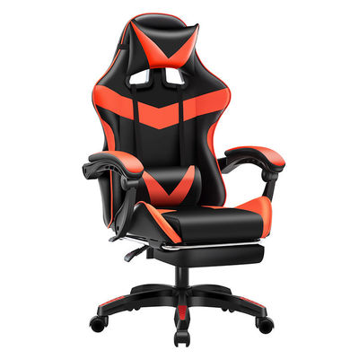 Gaslift BIFMA Passed Class 4 Chrome Gaslift PC Chair com apoio de cabeça e apoio lombar