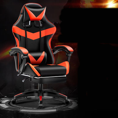 Gaslift BIFMA Passed Class 4 Chrome Gaslift PC Chair com apoio de cabeça e apoio lombar