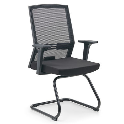 Home Office PC Chair com apoios de braço reversíveis costas altas rede respirável e suporte lombar