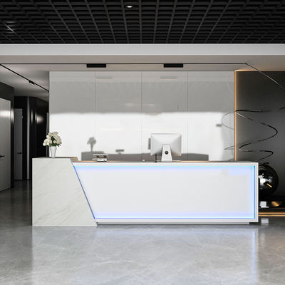 Mesa de recepção elegante e prática para empresas Simplicidade estilística no seu melhor