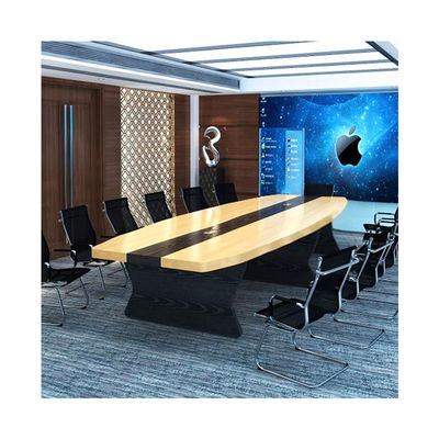 E1 Mesa e cadeira de conferência MDF/MFC Melamina Board Combinação para escritórios modernos