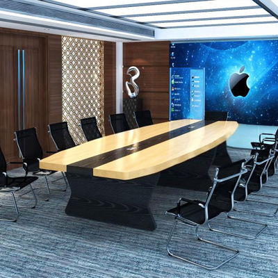 E1 Mesa e cadeira de conferência MDF/MFC Melamina Board Combinação para escritórios modernos