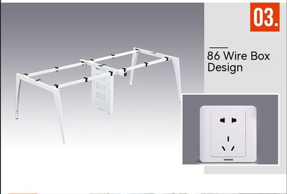 Moderna mesa longa simples estilo madeira PANEL mesa de conferências para estudo de formação da empresa