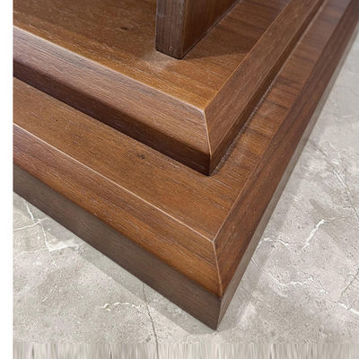 Lectern de madeira maciça elegante para área de conferência pódio mesa de conferência moderna simples
