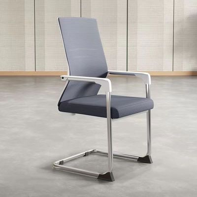 Metal Feet Bow Mesh Backrest Cadeira de escritório para computador e conferência em preto