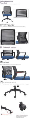 Cadeira de trabalho de computador giratória ergonômica para escritório/computador/escritório