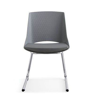 OEM ODM Office Sleigh Leg Modern Design Cadeiras de Centro de Treinamento empilháveis com 0.33CBM