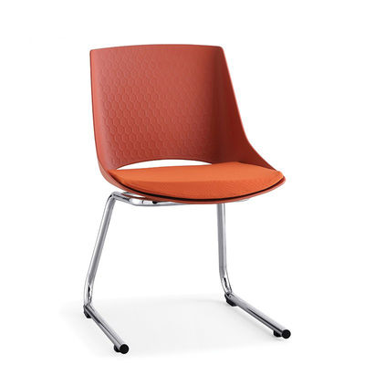 OEM ODM Office Sleigh Leg Modern Design Cadeiras de Centro de Treinamento empilháveis com 0.33CBM