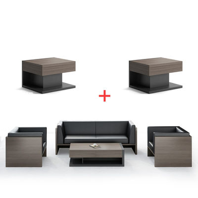 OEM 1 2 3 lugares Sofá de design de madeira Seccional Modern Office Mobiliário de luxo