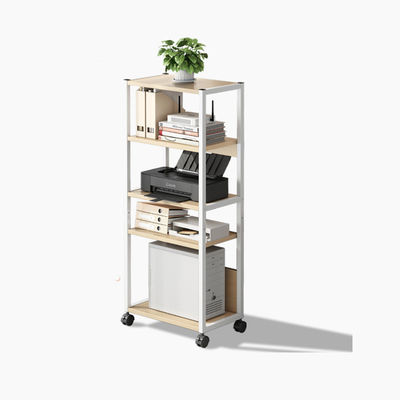 Mobiliário comercial de 3 níveis Estand de impressora móvel Organizador de secretária multiuso