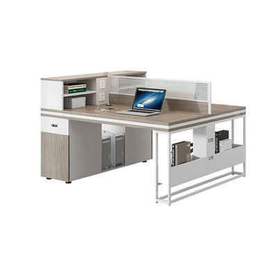 Mesa de computador de escritório para funcionários Mesa e cadeira de escritório multifuncionais para 4-6 pessoas