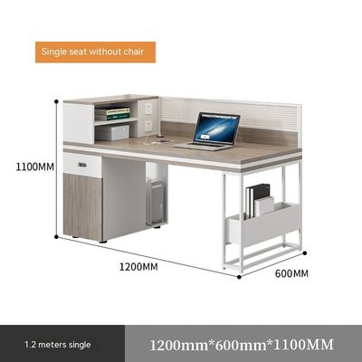 Mesa de computador de escritório para funcionários Mesa e cadeira de escritório multifuncionais para 4-6 pessoas