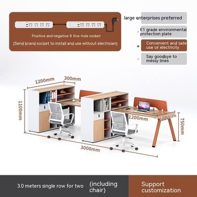 Simples Modernos Assento de pessoal Trabalho Mesa Escritório 6 Quatro 4 Pessoas Escritório Estil de mesa Modernidade