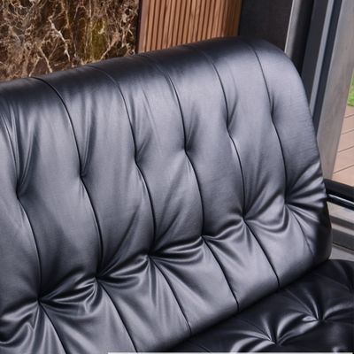 Sofá de escritório contemporâneo e conjunto de mesa de café para ambientes profissionais de negócios