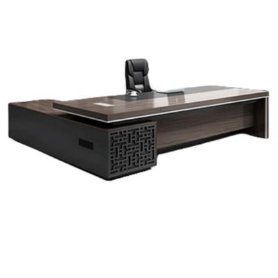 Gestor de escritório de escritório elegante combinação de mesa e cadeira para móveis comerciais